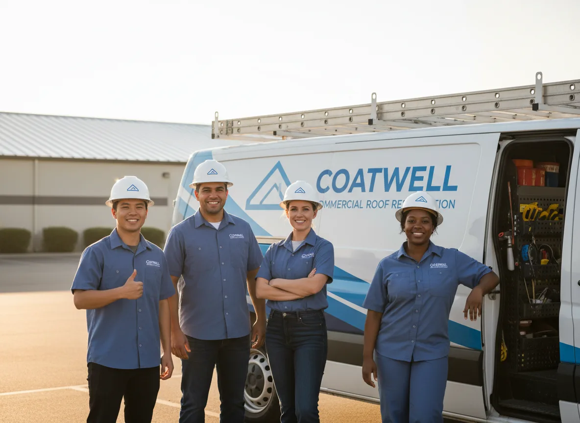 Commercial roof coating company in Windsor Heights, IA